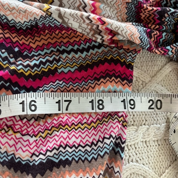 American Rag Rayon Multicolor Striped Women's Blouse Size Medium - Picture 14 of 15